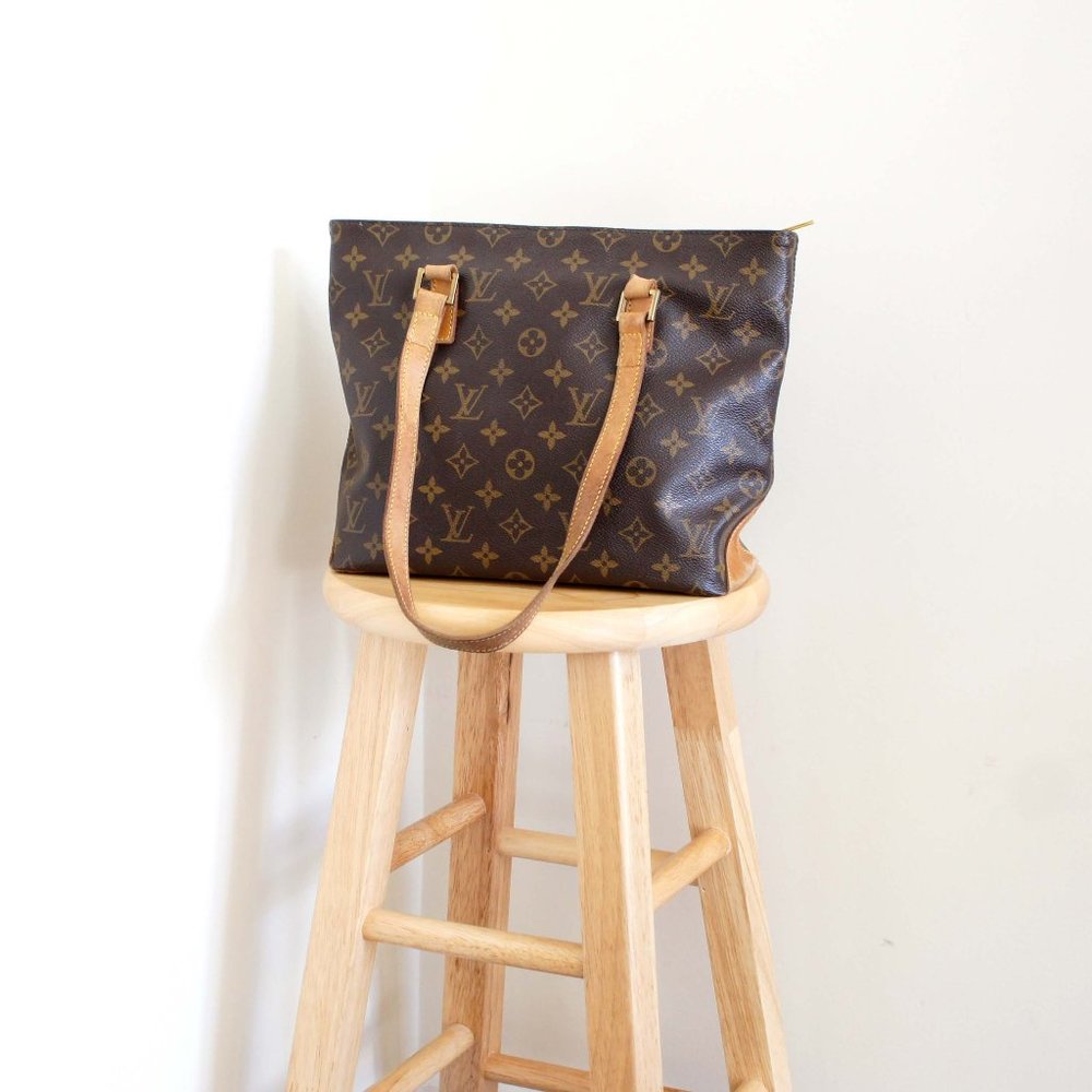 LOUIS VUITTON Monogram Cabas Piano Auth